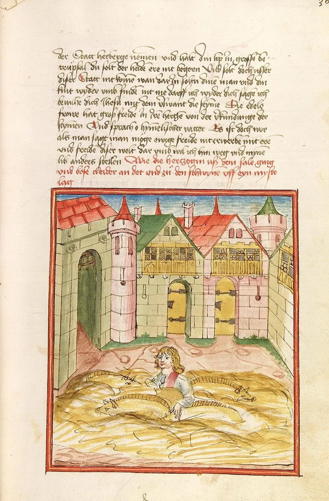 An illustration from Herpin, 1470, leaf 79