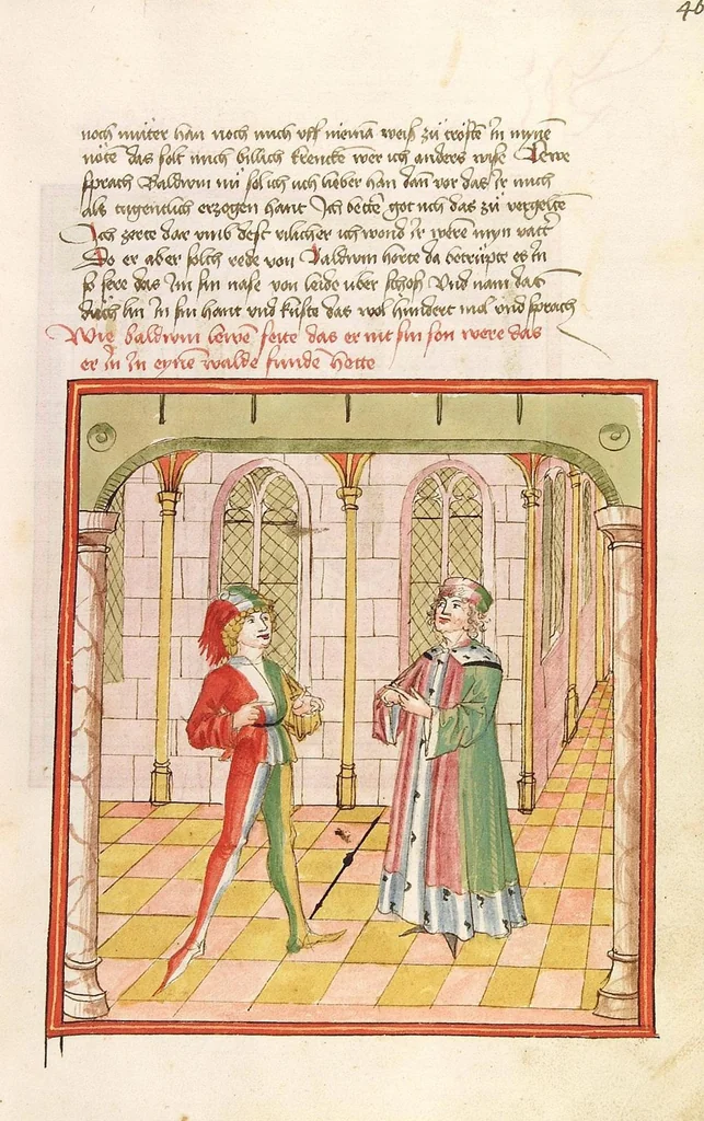 An illustration from Herpin, 1470, leaf 99