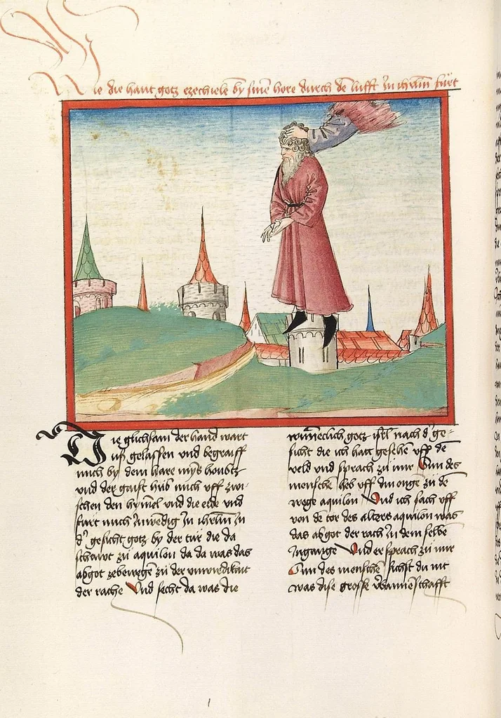 An illustration from Psalter, Parabole, Ecclesiastes, Cantica canticorum, Sapienta, Ecclesiasticus, Propheten, 1477, leaf 530