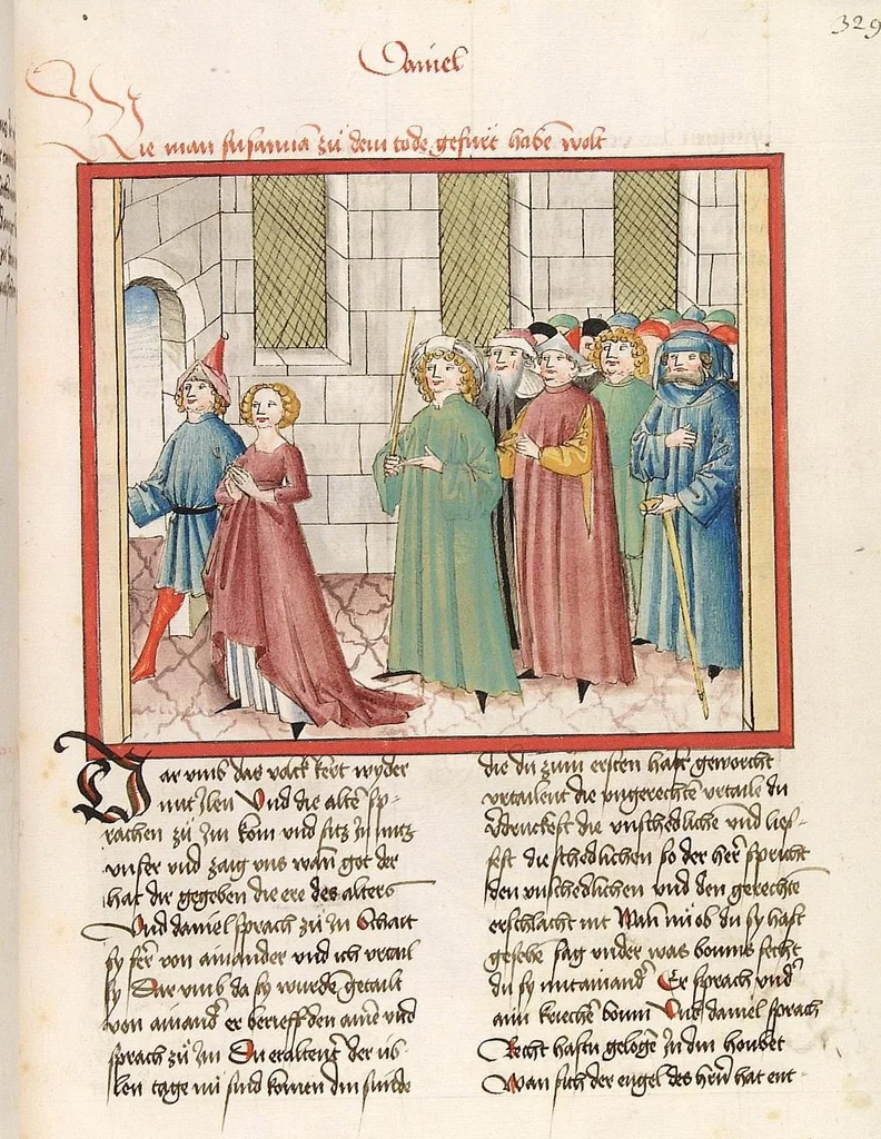 An illustration from Psalter, Parabole, Ecclesiastes, Cantica canticorum, Sapienta, Ecclesiasticus, Propheten, 1477, leaf 665