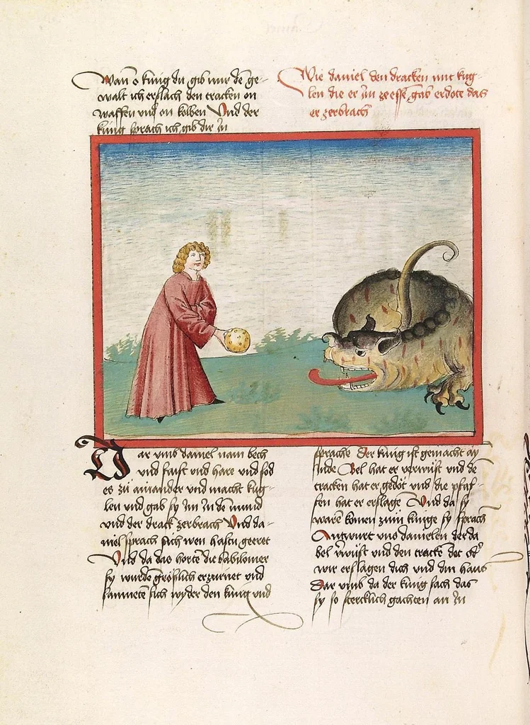 An illustration from Psalter, Parabole, Ecclesiastes, Cantica canticorum, Sapienta, Ecclesiasticus, Propheten, 1477, leaf 670