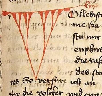 An illustration from AT (Jesaia, Jeremia, Baruch, Hesekiel, Daniel, 12 kleine Propheten), 1441, leaf 295