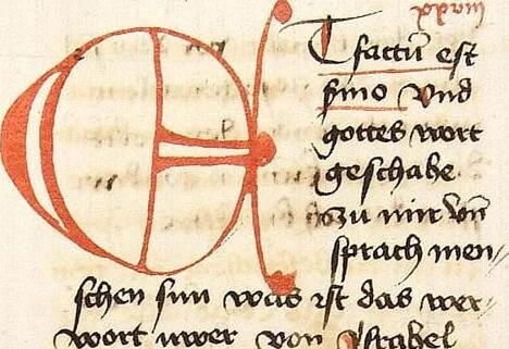 An illustration from AT (Jesaia, Jeremia, Baruch, Hesekiel, Daniel, 12 kleine Propheten), 1441, leaf 366