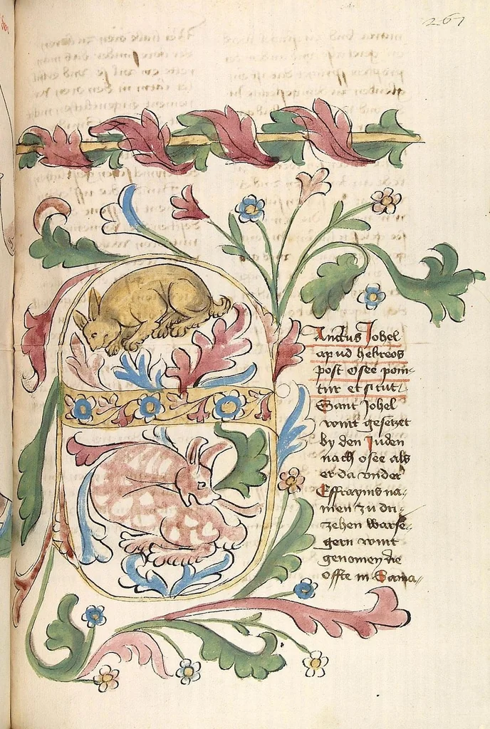 An illustration from AT (Jesaia, Jeremia, Baruch, Hesekiel, Daniel, 12 kleine Propheten), 1441, leaf 539