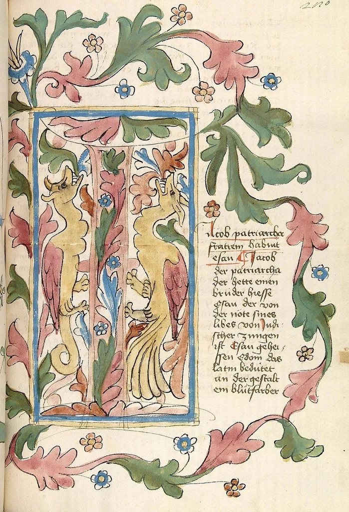 An illustration from AT (Jesaia, Jeremia, Baruch, Hesekiel, Daniel, 12 kleine Propheten), 1441, leaf 565
