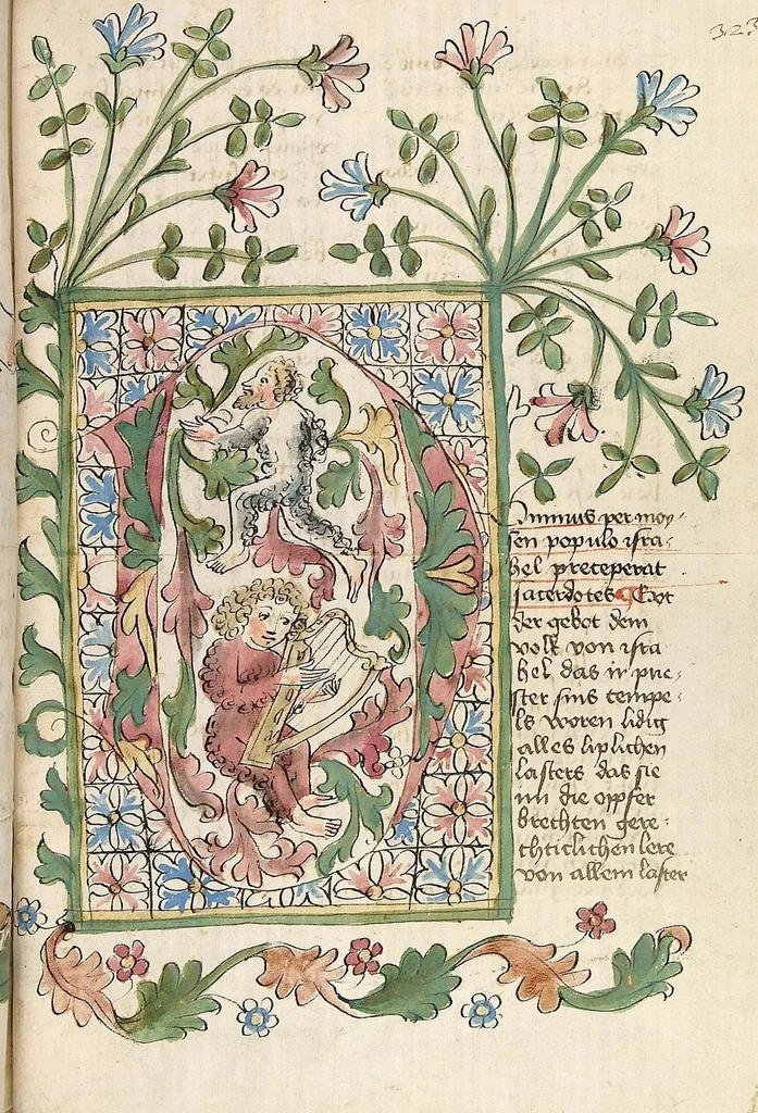 An illustration from AT (Jesaia, Jeremia, Baruch, Hesekiel, Daniel, 12 kleine Propheten), 1441, leaf 651
