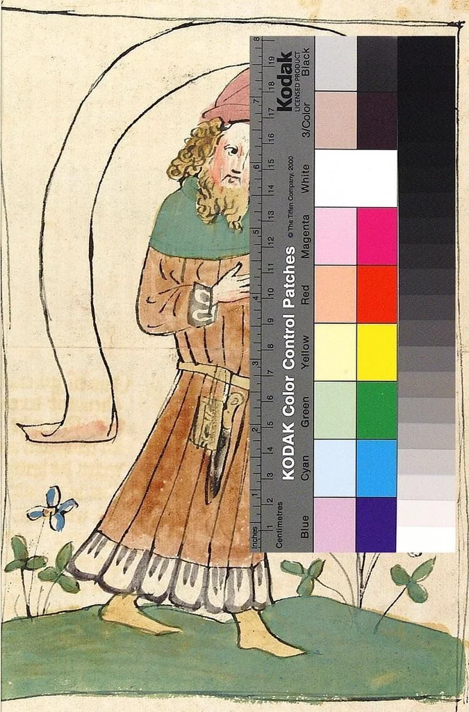 An illustration from AT (Jesaia, Jeremia, Baruch, Hesekiel, Daniel, 12 kleine Propheten), 1441, leaf 669