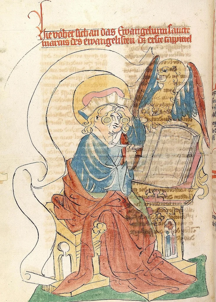 An illustration from NT, 1441, leaf 128