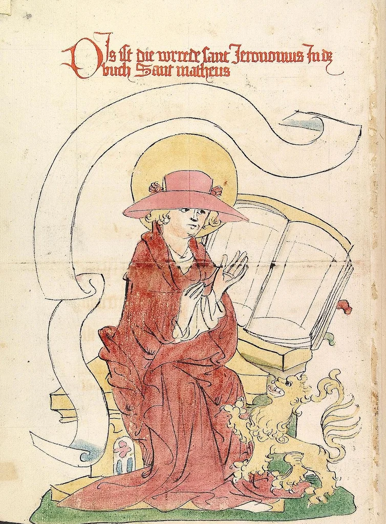 An illustration from NT, 1441, leaf 14