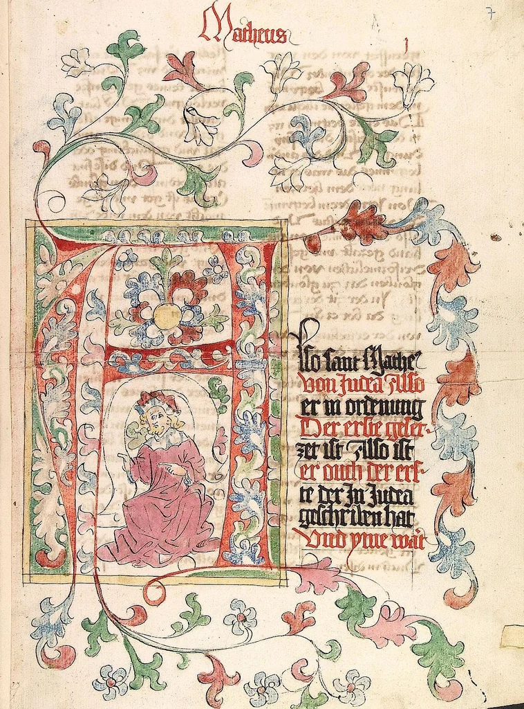 An illustration from NT, 1441, leaf 15