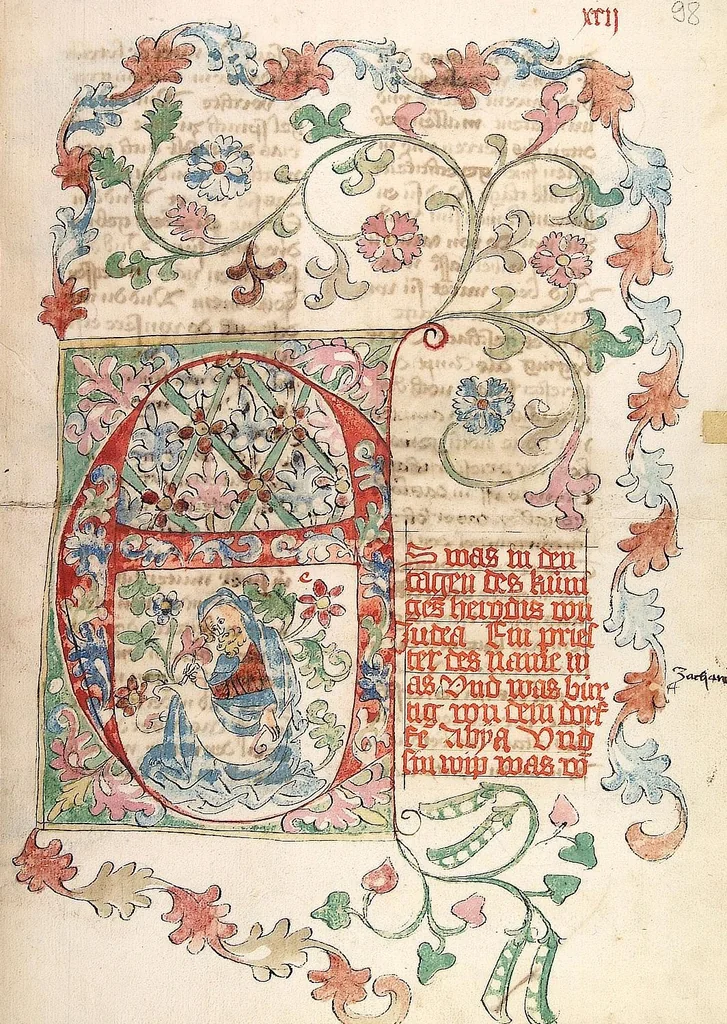 An illustration from NT, 1441, leaf 197