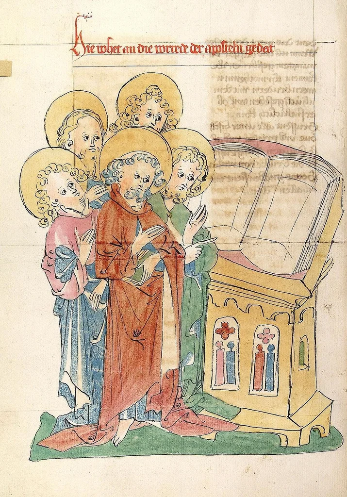 An illustration from NT, 1441, leaf 558