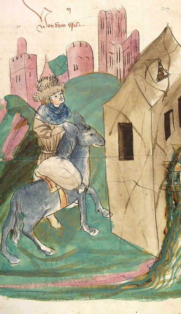 An illustration from Das Buch der Natur, 1442, leaf 185