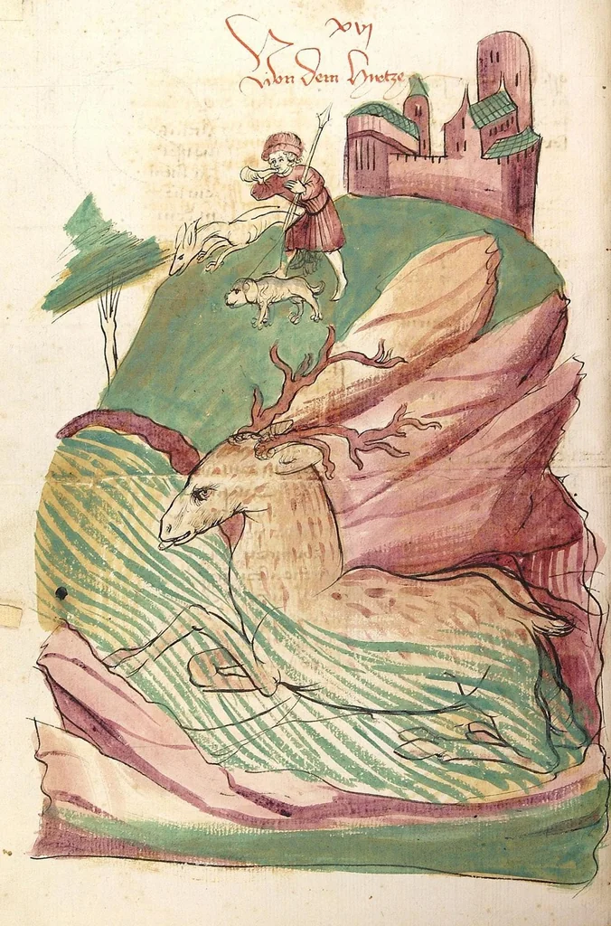 An illustration from Das Buch der Natur, 1442, leaf 200