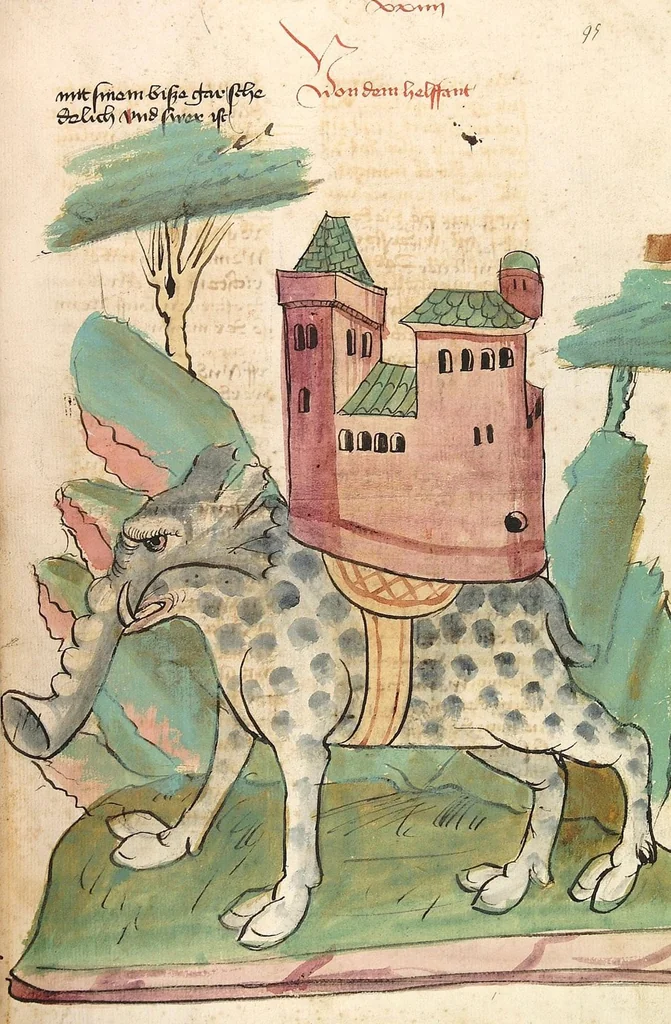 An illustration from Das Buch der Natur, 1442, leaf 207