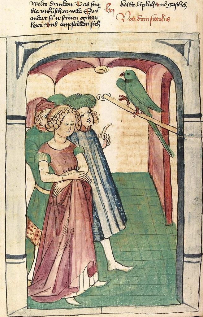 An illustration from Das Buch der Natur, 1442, leaf 342