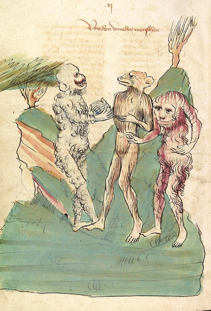 An illustration from Das Buch der Natur, 1442, leaf 754
