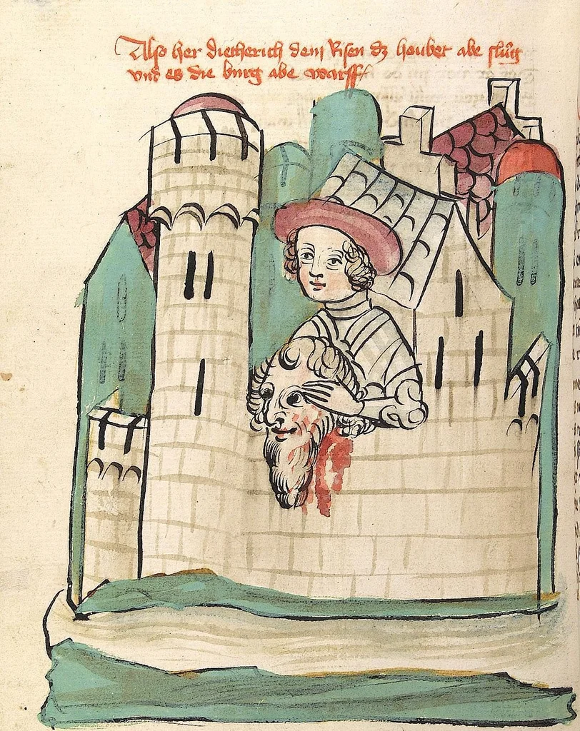 An illustration from 'Virginal', 1444, leaf 344
