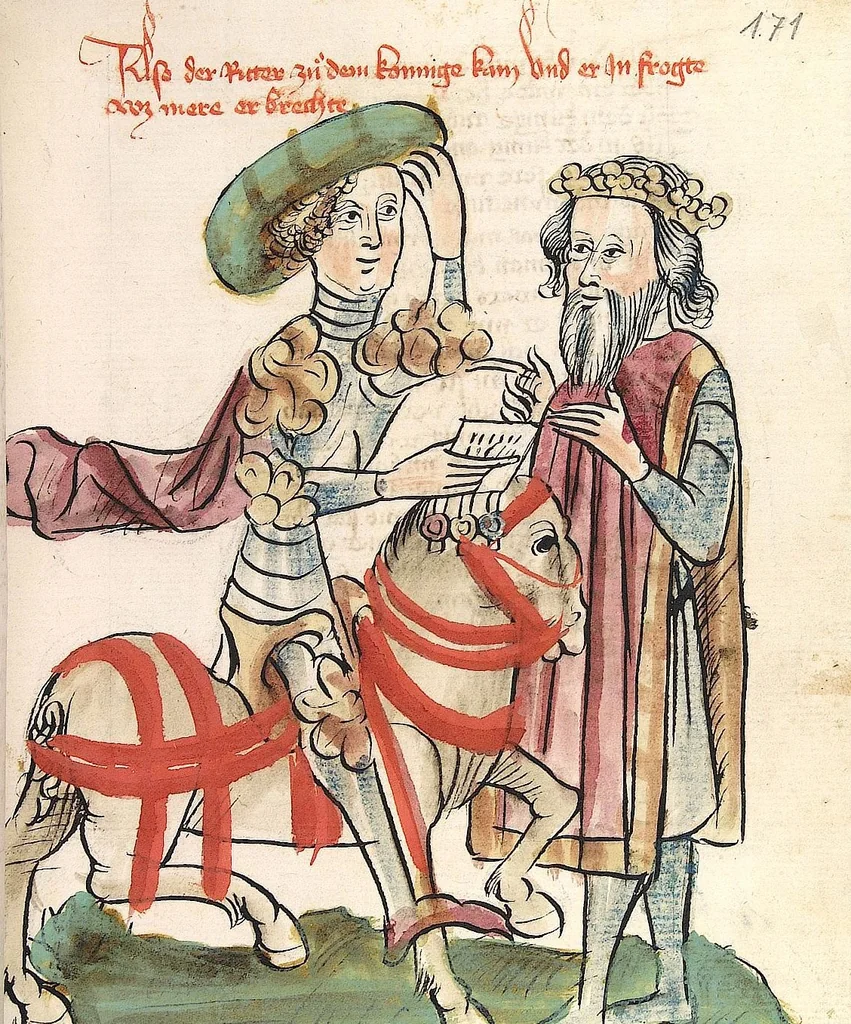 An illustration from 'Virginal', 1444, leaf 359