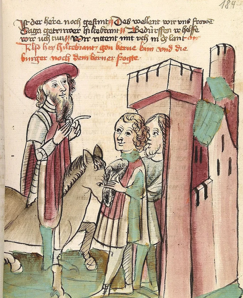 An illustration from 'Virginal', 1444, leaf 385