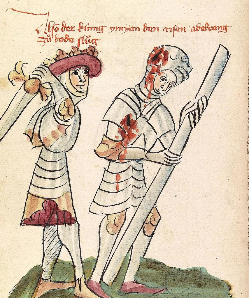 An illustration from 'Virginal', 1444, leaf 460