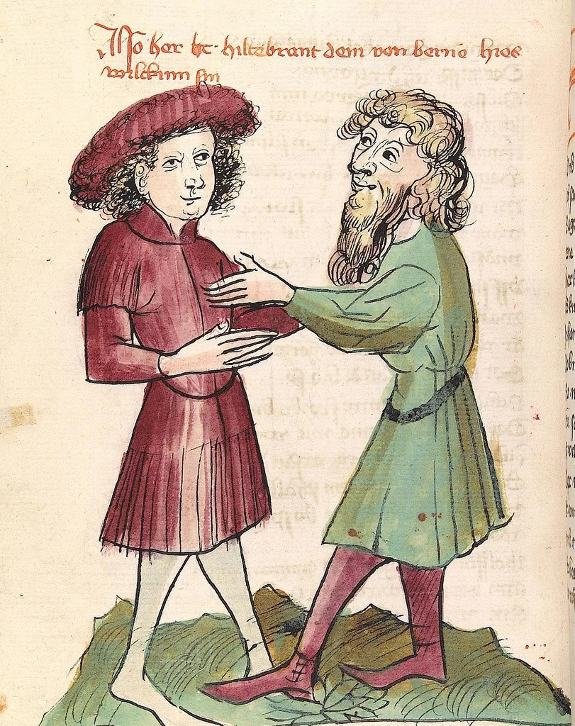 An illustration from 'Virginal', 1444, leaf 488