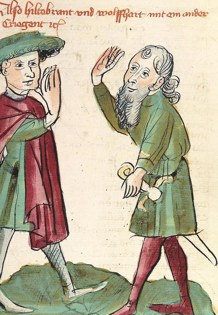 An illustration from 'Virginal', 1444, leaf 511