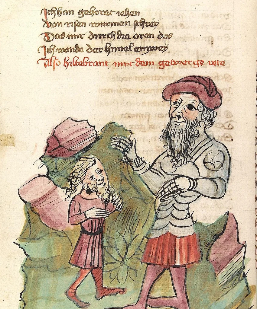 An illustration from 'Virginal', 1444, leaf 536