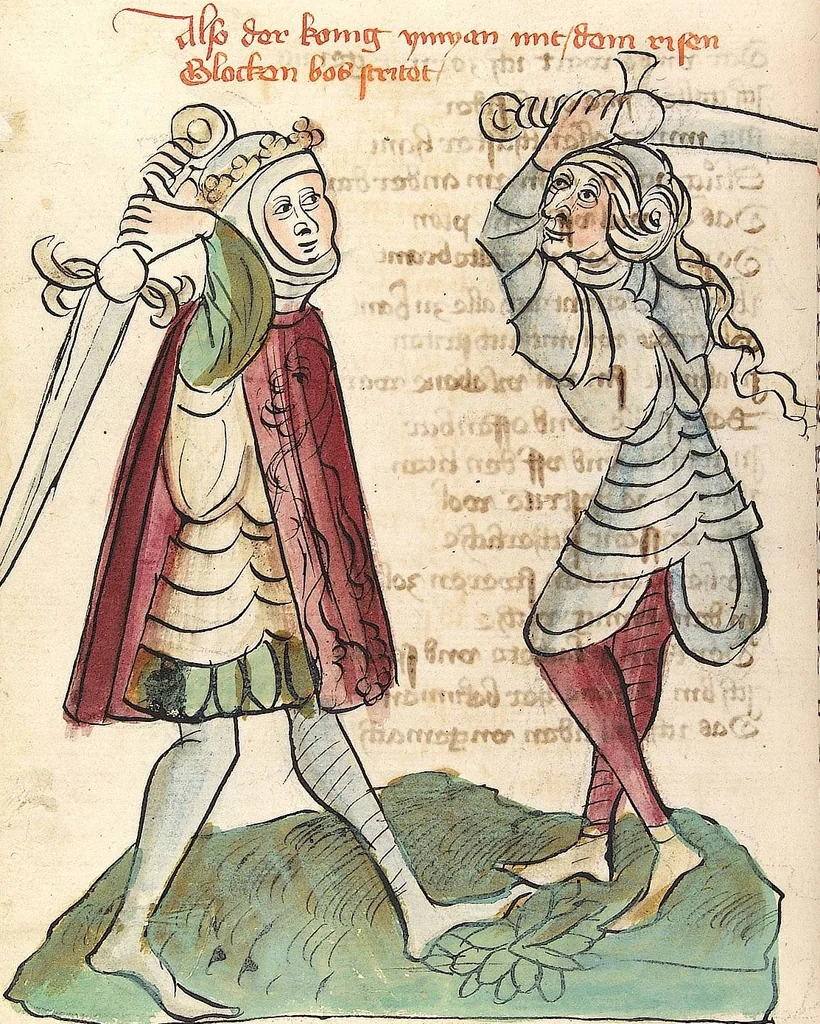 An illustration from 'Virginal', 1444, leaf 562