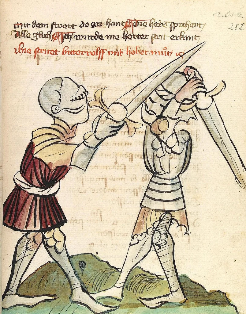 An illustration from 'Virginal', 1444, leaf 581
