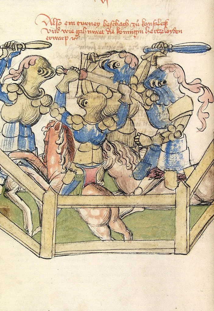 An illustration from (Band 1), 1443, leaf 102