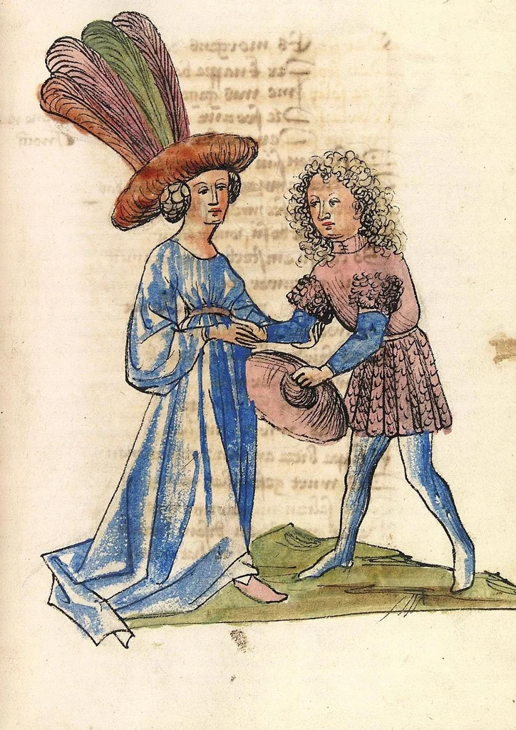 An illustration from (Band 1), 1443, leaf 205
