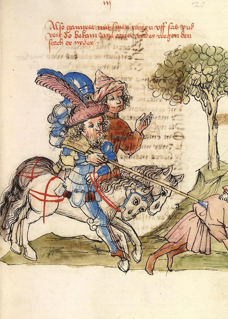 An illustration from (Band 1), 1443, leaf 53