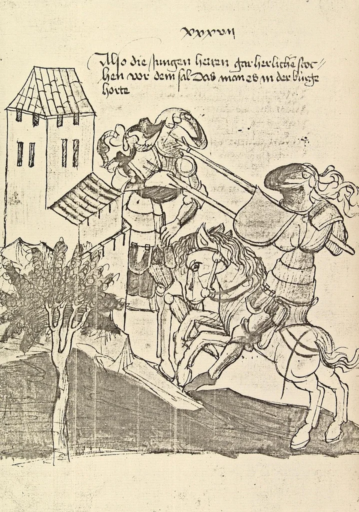 An illustration from (Band 2), 1443, leaf 6