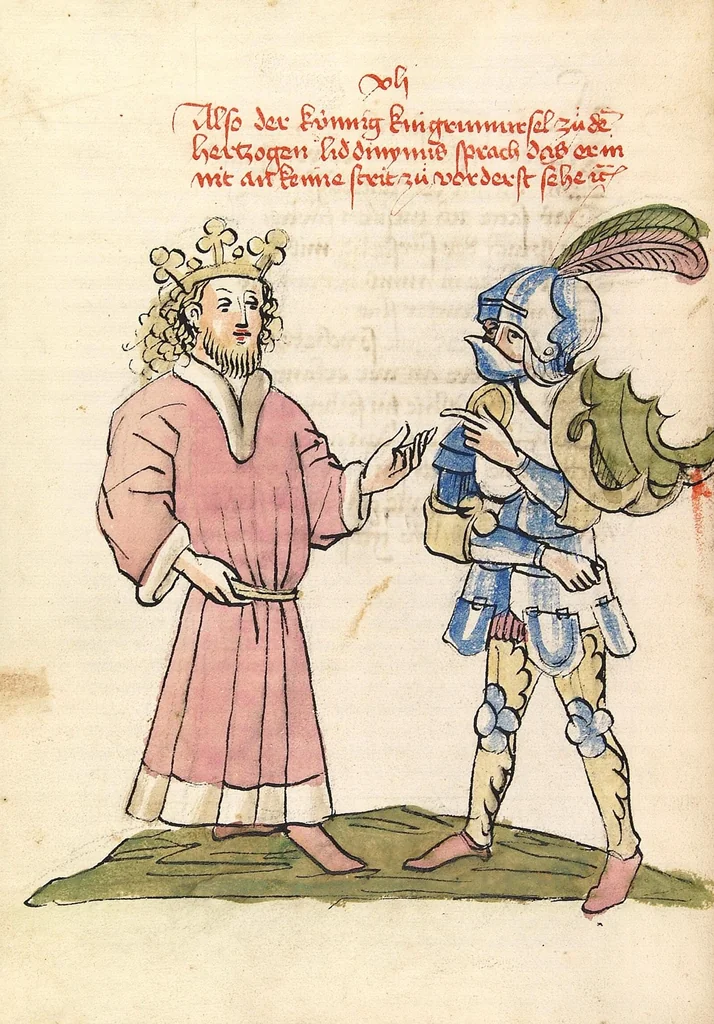An illustration from (Band 2), 1443, leaf 64