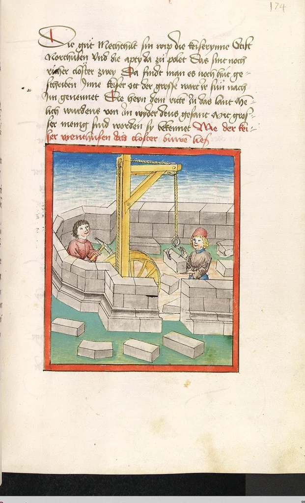 An illustration from 'Lohengrin' ; 'Friedrich von Schwaben', 1470, leaf 363
