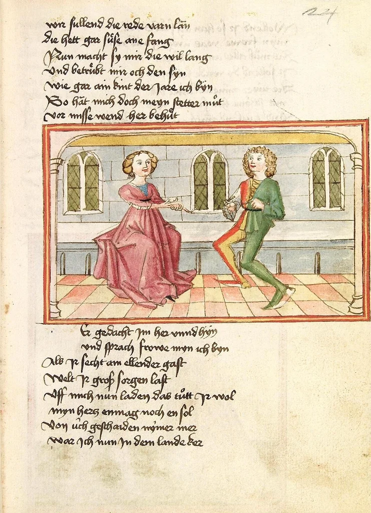 An illustration from Die Heidin, 1470, leaf 51