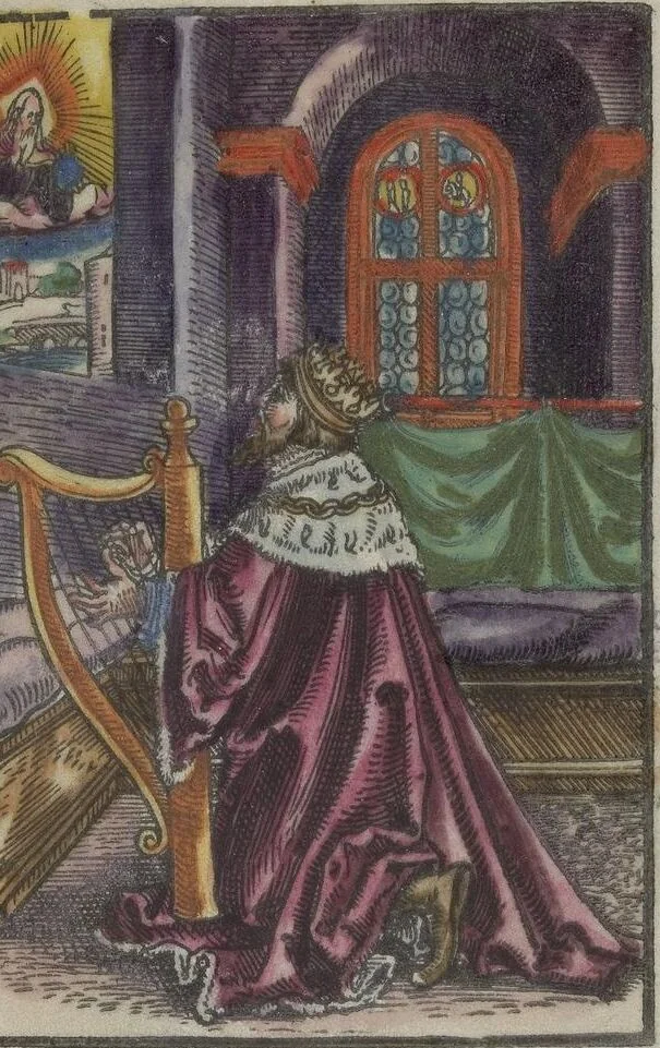 An illustration from Gebetbuch von Jakob Faber für Kurfürst August von Sachsen, 1556, leaf 49