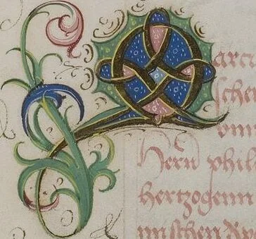 An illustration from Tusculanae disputationes, dt., 1501, leaf 9