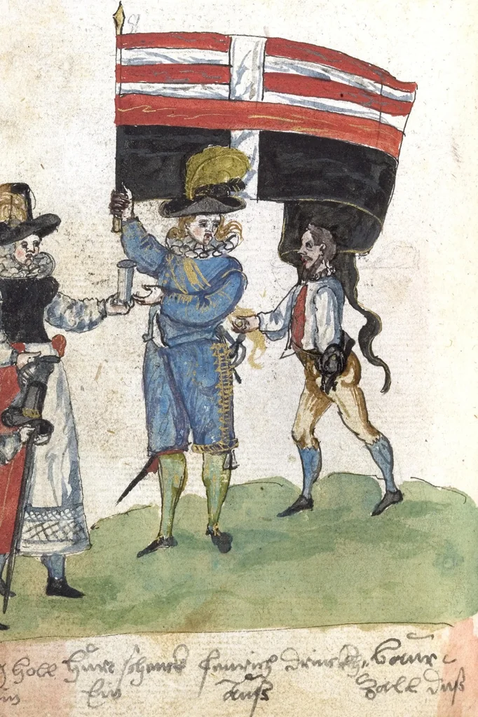 An illustration from Stammbuch, 1587, leaf 228