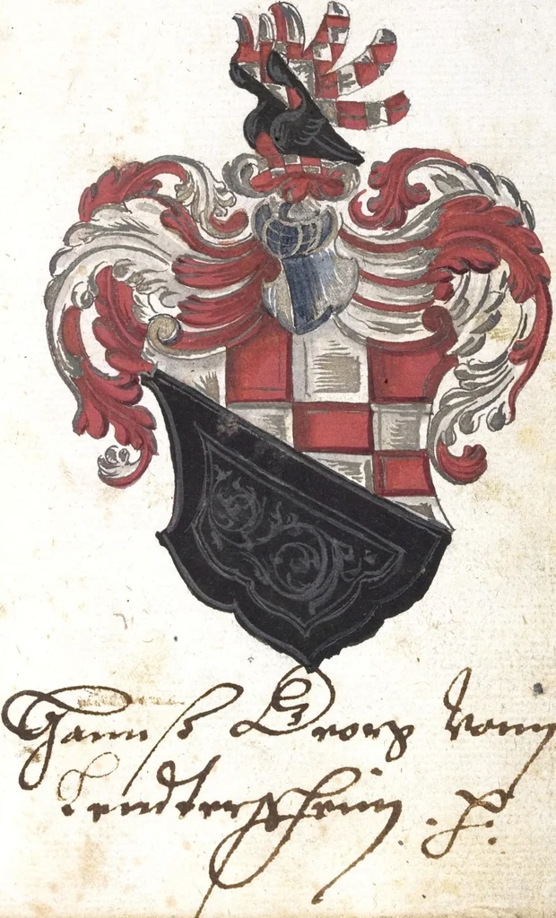 An illustration from Stammbuch, 1587, leaf 245