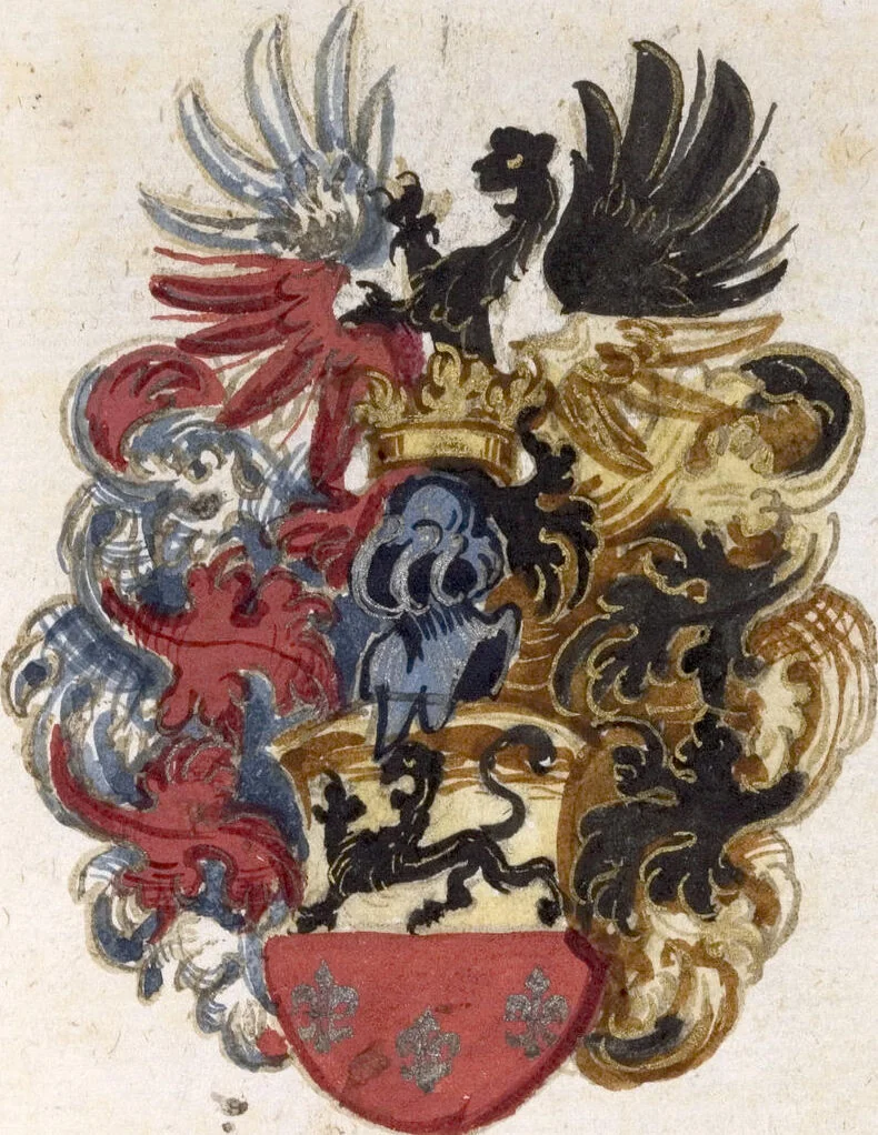 An illustration from Stammbuch, 1587, leaf 297