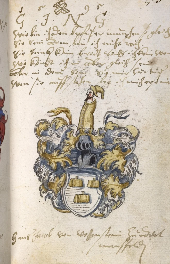 An illustration from Stammbuch, 1587, leaf 331