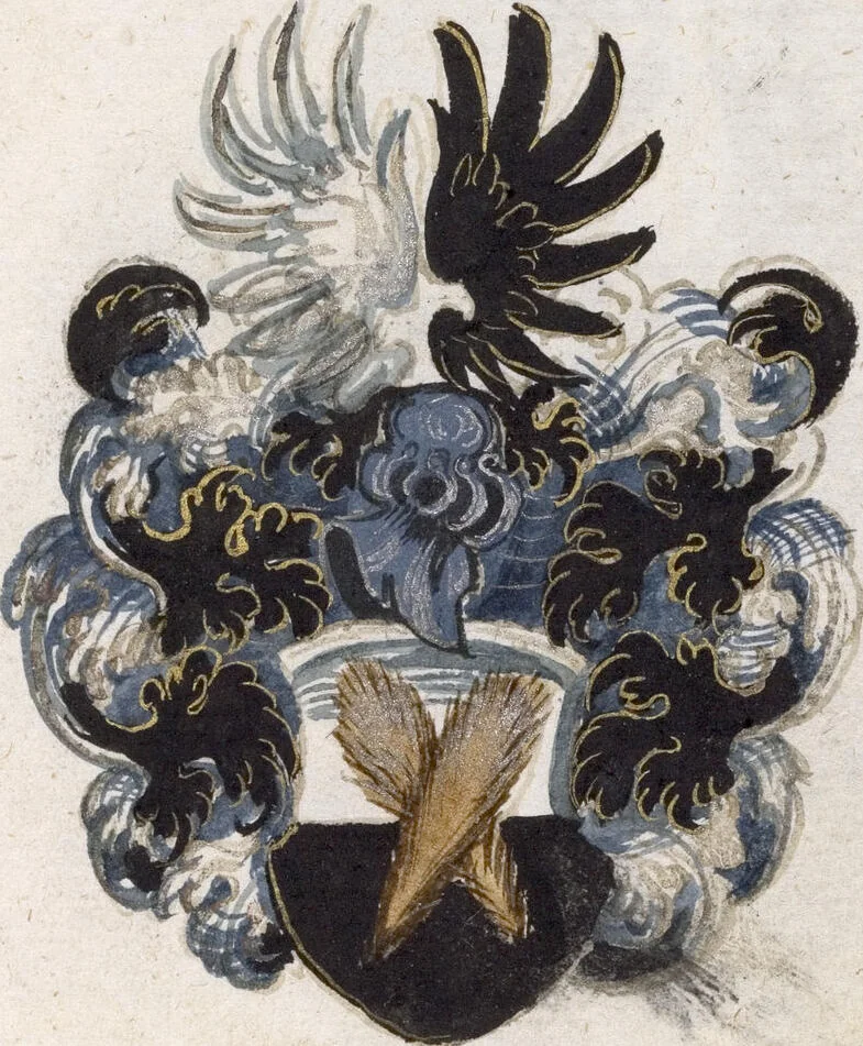 An illustration from Stammbuch, 1587, leaf 355