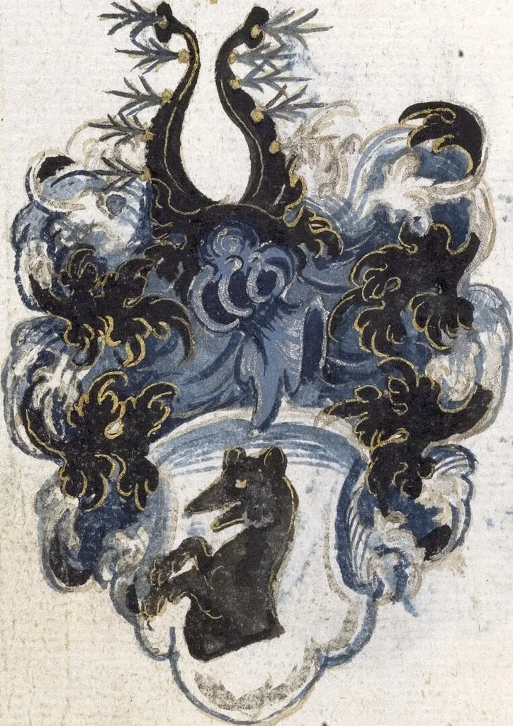 An illustration from Stammbuch, 1587, leaf 356