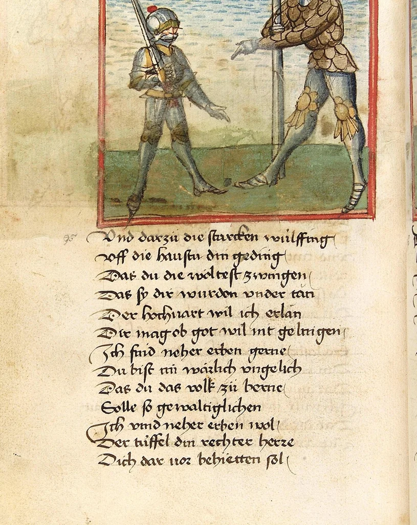An illustration from Sigenot, 1470, leaf 102