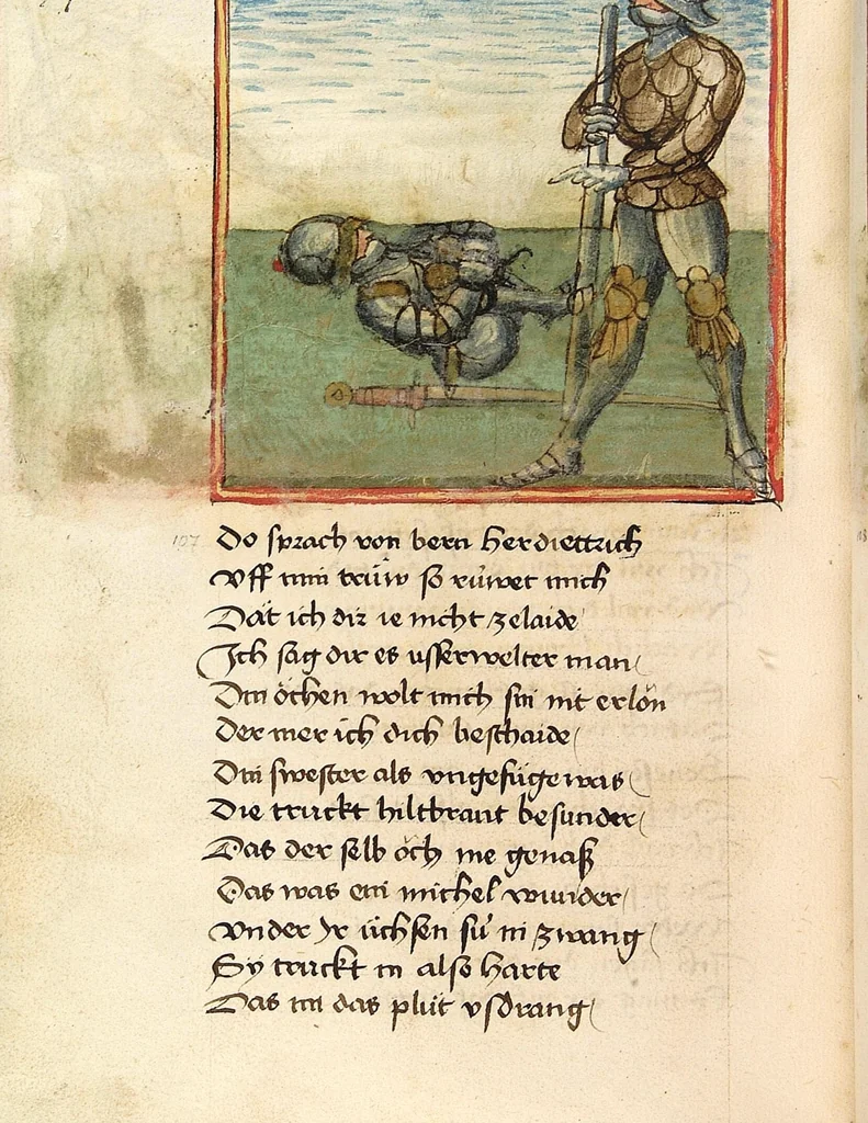 An illustration from Sigenot, 1470, leaf 114