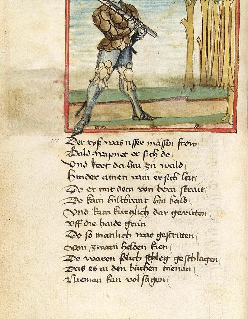 An illustration from Sigenot, 1470, leaf 124