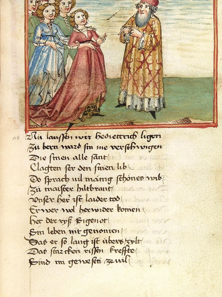 An illustration from Sigenot, 1470, leaf 125