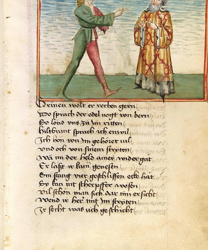 An illustration from Sigenot, 1470, leaf 13